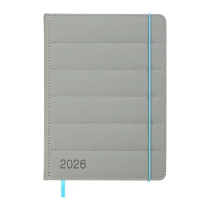 Тижневик Buromax датований 2026 AURA, А5 сірий (BM.21100-09) изображение 1