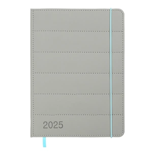 Тижневик Buromax датований 2025 AURA, А5 сірий (BM.21100-09) изображение 1