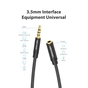Кабель мультимедійний 3.5mm M to 3.5mm F 0.5m black Vention (BHBBD) - уменьшенное изображение 11