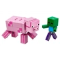 Конструктор LEGO Minecraft Свиня і малюк-зомбі 159 деталей (21157) - зменшене зображення 2
