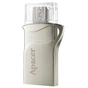 USB флеш накопичувач Apacer 16GB AH173 Silver USB 2.0 OTG (AP16GAH173S-1) - зменшене зображення 1