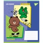 Зошит Yes Line Friends Funnyl А5 24 аркушів клітинка (767643) - зменшене зображення 3