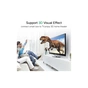 Кабель мультимедійний HDMI to HDMI 1.0m HD101 Round (Yellow/Black) Ugreen (10115) - уменьшенное изображение 5