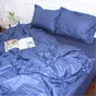 Постільна білизна MirSon SatinStripe 30-0020SmokyBlue 220х240 King Size (2200005255360) - зменшене зображення 2