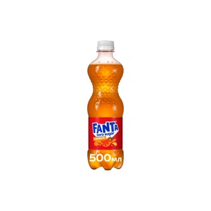 Напій Fanta Zero Sugar Безалкогольний сильногазований соковмісний Мандарин 500 мл (5449000323774) зображення 1