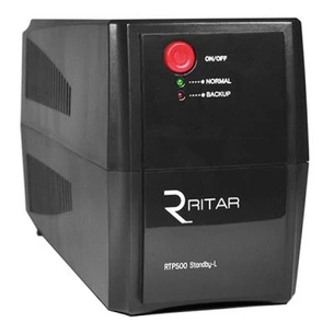 Пристрій безперебійного живлення Ritar Ritar RTP500 (300W) Standby-L (RTP500L) зображення 1