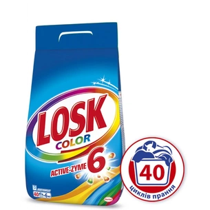 Пральний порошок Losk Колор 6 кг (9000100372848) зображення 1