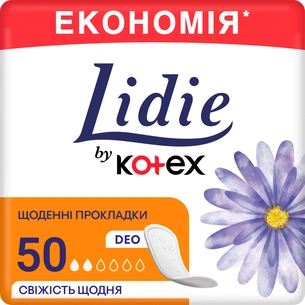 Щоденні прокладки Lidie Deo Normal 50 шт. (5029053540214) зображення 1