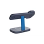 Зарядний пристрій Canyon wireless charger HEXAGON WCS-310 3in1 DarkGrey/Blue (CNS-WCS310DGBL) - зменшене зображення 3