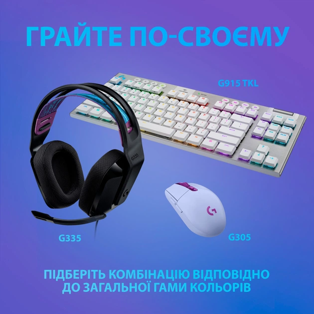 Навушники Logitech G335 Wired Gaming Black (981-000978) - зображення 8