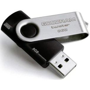 USB флеш накопичувач Goodram 8Gb Twister (PD8GH2GRTSKR9) зображення 1