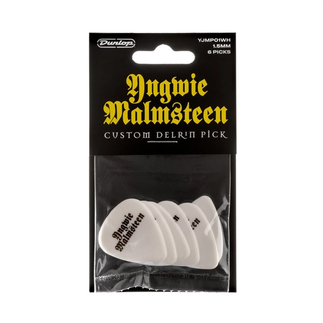 Медіатор Jim Dunlop Yngwie Malmsteen 1.5mm 6 шт. (YJMP01WH) - picture 4
