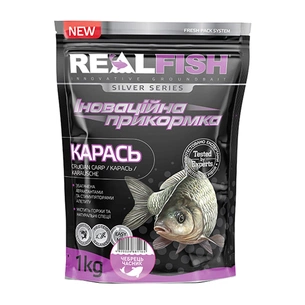 Прикормка Real Fish Silver Series Карась Чебрець-часник 1kg (809.00.23) зображення 1