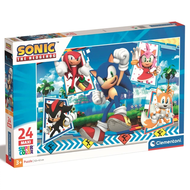 Пазл Clementoni Maxi Sonic 24 елементи (28526) - зображення 1