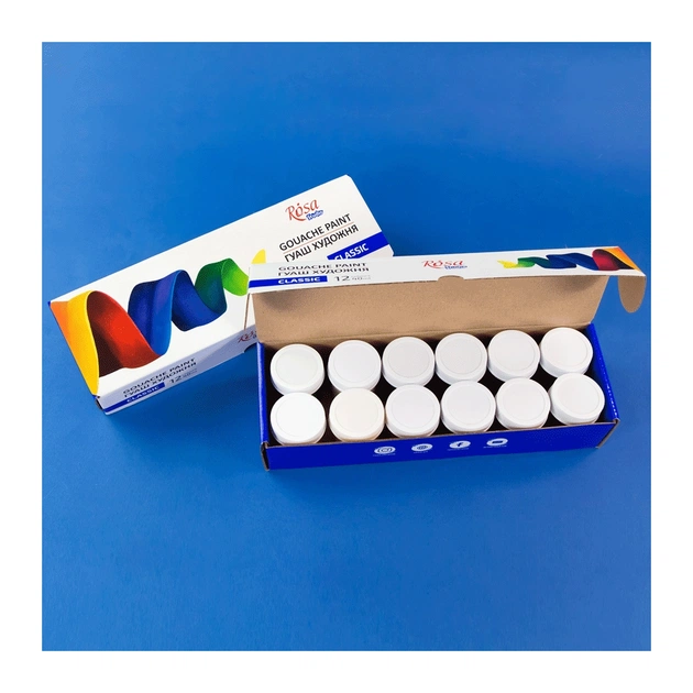 Гуашеві фарби Rosa Studio Classic 12 кольорів 40 мл special box (4823098531616) - picture 7