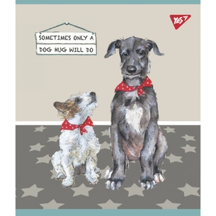 Зошит Yes А5 Dogs 24 аркушів клітинка (766834) зображення 1