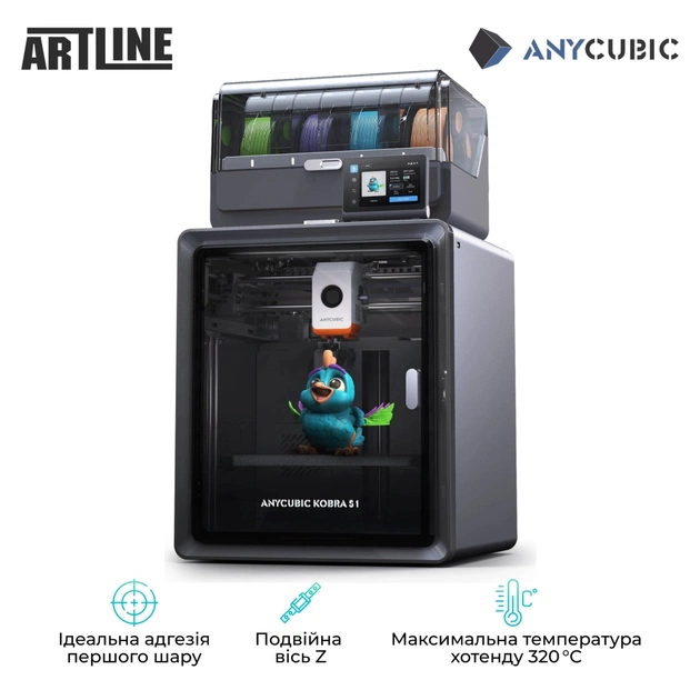 3D-принтер Anycubic Kobra S1 Combo (KS1CBK0A-O) - picture 3