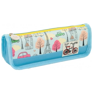 Пенал Cool For School м'який прямокутний 1 відділення Блакитний (CF86696-01) зображення 1