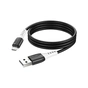 Дата кабель USB 2.0 AM to Micro 5P 1.0m 2.4A silicone X82 black HOCO (6931474768551) - зменшене зображення 4