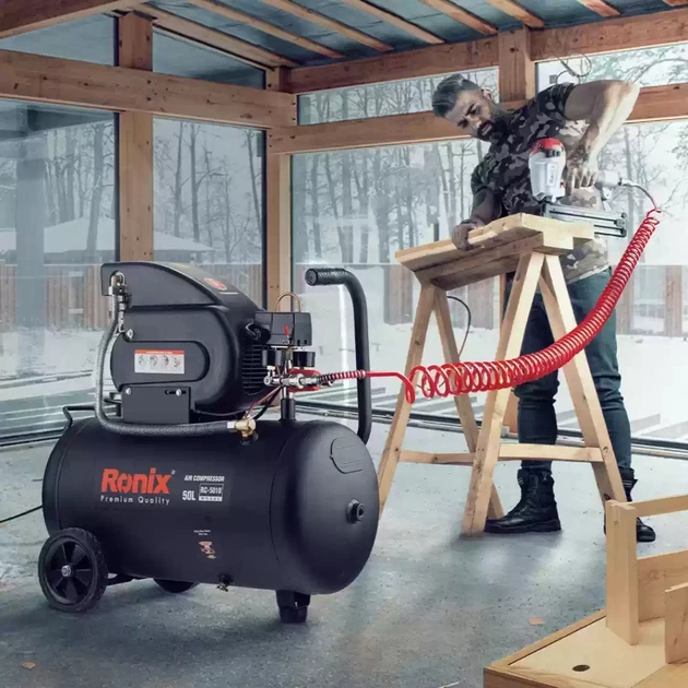 Компресор Ronix 50л, 1490Вт (RC-5010) - picture 8