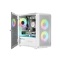 Корпус Logic concept PORTOS MESH+GLASS ARGB fans 3x120mm WHITE (AM-PORTOS-20-0000000-0002) - зменшене зображення 9