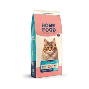 Сухий корм для кішок Home Food For sterilised з кроликом та журавлиною 1.6 кг (4820235020026) зображення 1