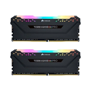 Модуль пам'яті для комп'ютера DDR4 16GB (2x8GB) 4000 MHz Vengeance RGB PRO Black Corsair (CMW16GX4M2K4000C19) зображення 1