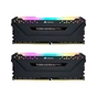 Модуль пам'яті для комп'ютера DDR4 16GB (2x8GB) 4000 MHz Vengeance RGB PRO Black Corsair (CMW16GX4M2K4000C19) - зменшене зображення 1