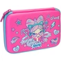 Пенал Cool For School 1 відділення з органайзером фуксія (QT-5630-Rosered) - зменшене зображення 1