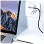 Дата кабель USB-C to USB-C 1.0m 100W black Essager (EXCTT1-CGWT01) - зменшене зображення 3