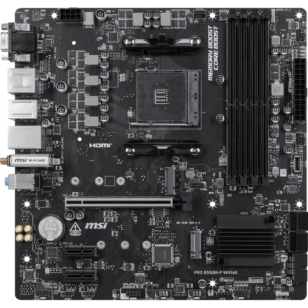 Материнська плата MSI PRO B550M-P WIFI6E - зображення 1