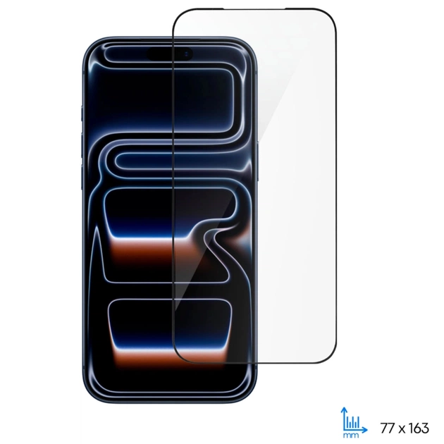 Скло захисне 2E 2.5D FCFG iPhone 17 Pro Max Black (2E-IP-17PM-6.9-SMFCFG-BB) - изображение 1