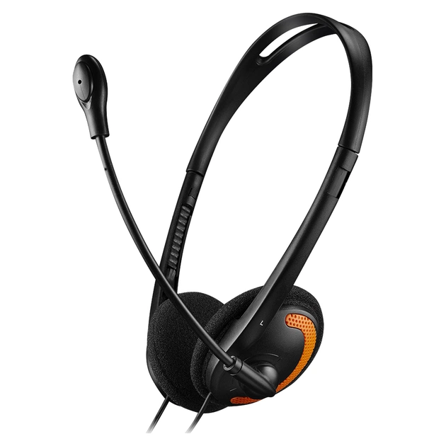 Навушники Canyon HS-01 Black-Orange (CNS-CHS01BO) - зображення 1