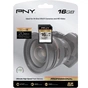 Карта пам'яті PNY flash 16GB SDHC class 10 (P-SDHC16G10-EF) - зменшене зображення 2