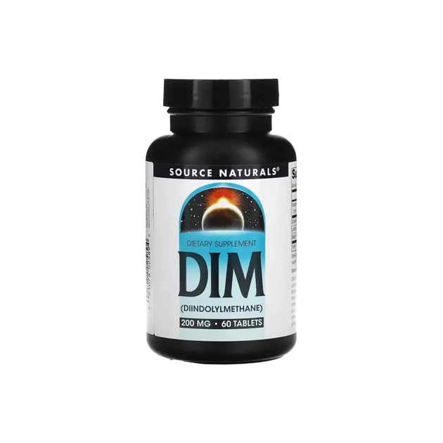 Вітамінно-мінеральний комплекс Source Naturals Дііндолілметан, 200мг, DIM, 60 таблеток (SNS-02589) - зображення 1