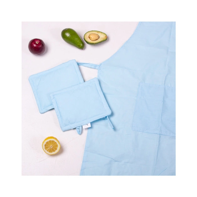 Фартух MirSon Набір 11-2208 Mint бязь дві прихватки + дві рукавички-прихватки + фартух (2200006752745) - picture 4