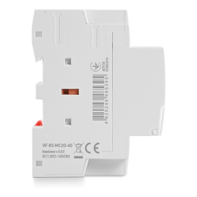 Контактор Videx 2п 40А 2НВ VF-RS-MC2O-40 RESIST - picture 3