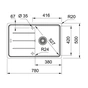 Мийка кухонна Franke BASIS BFG 611-78 (114.0306.793) - зменшене зображення 2