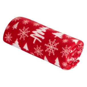 Плед Ardesto Christmas Fleece 130x160см, 100% поліестер, засніжені ялинки (ART0715PB) зображення 1