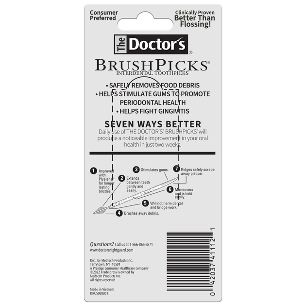 Зубочистки The Doctor's 120 шт. (042037411121) - picture 2