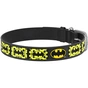Нашийник для тварин WAUDOG Design з QR паспортом "Бетмен 4" S Ш 15 мм Д 27-36 см(чорний) (0015-1006-01) - зменшене зображення 2