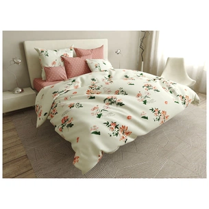 Постільна білизна MirSon Бязь Premium 17-0401 Bird in a cage King Size (2200002869355) зображення 1