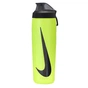 Пляшка для води Nike Refuel Bottle Locking Lid 24 OZ лимонний, чорний 709 мл N.100.7668.705.24 (887791745101) - зменшене зображення 1
