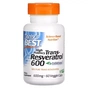 Антиоксидант Doctor's Best Ресвератрол, 600 мг, High Potency Trans-Resveratrol 600, 60 вегетариански (DRB-00416) - уменьшенное изображение 1