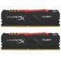 Модуль пам'яті для комп'ютера DDR4 32GB (2x16GB) 3600 MHz HyperX Fury RGB Kingston Fury (ex.HyperX) (HX436C17FB3AK2/32) - зменшене зображення 1