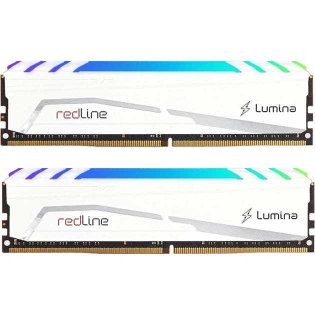 Модуль пам'яті для комп'ютера DDR5 32GB (2x16GB) 6000 MHz Redline RGB White Mushkin (MLB5C600DDDM16GX2) - изображение 1