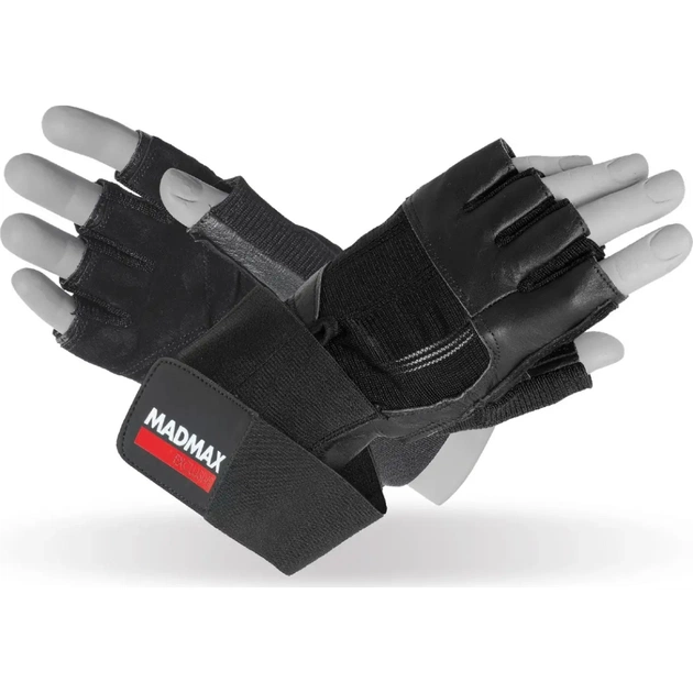 Рукавички для фітнесу MadMax MFG-269 Professional Exclusive Black XL (MFG-269-Black_XL) - зображення 1