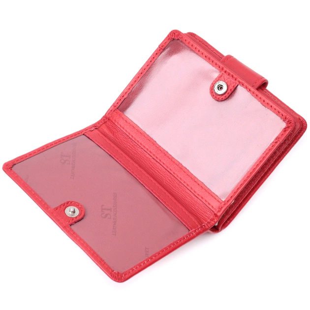 Кошелек ST Leather Из натуральной кожи Красный (22714) - изображение 7