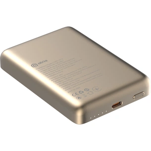 Батарея універсальна Atria 10000mAh, PD/20W, 15W Wireless MagSafe, White (WPD-W72G) зображення 1