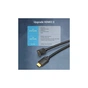 Кабель мультимедійний HDMI M to HDMI M 1.5m V2.0 4K60Hz 90° corner PVC black Vention (AARBG) - зменшене зображення 5